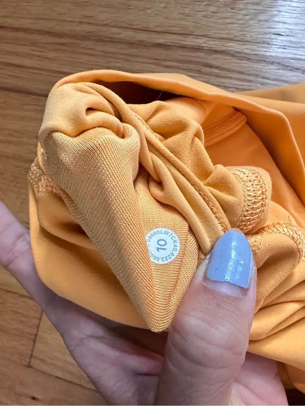 Lululemon High Rise Biker Shorts orange Size 10
